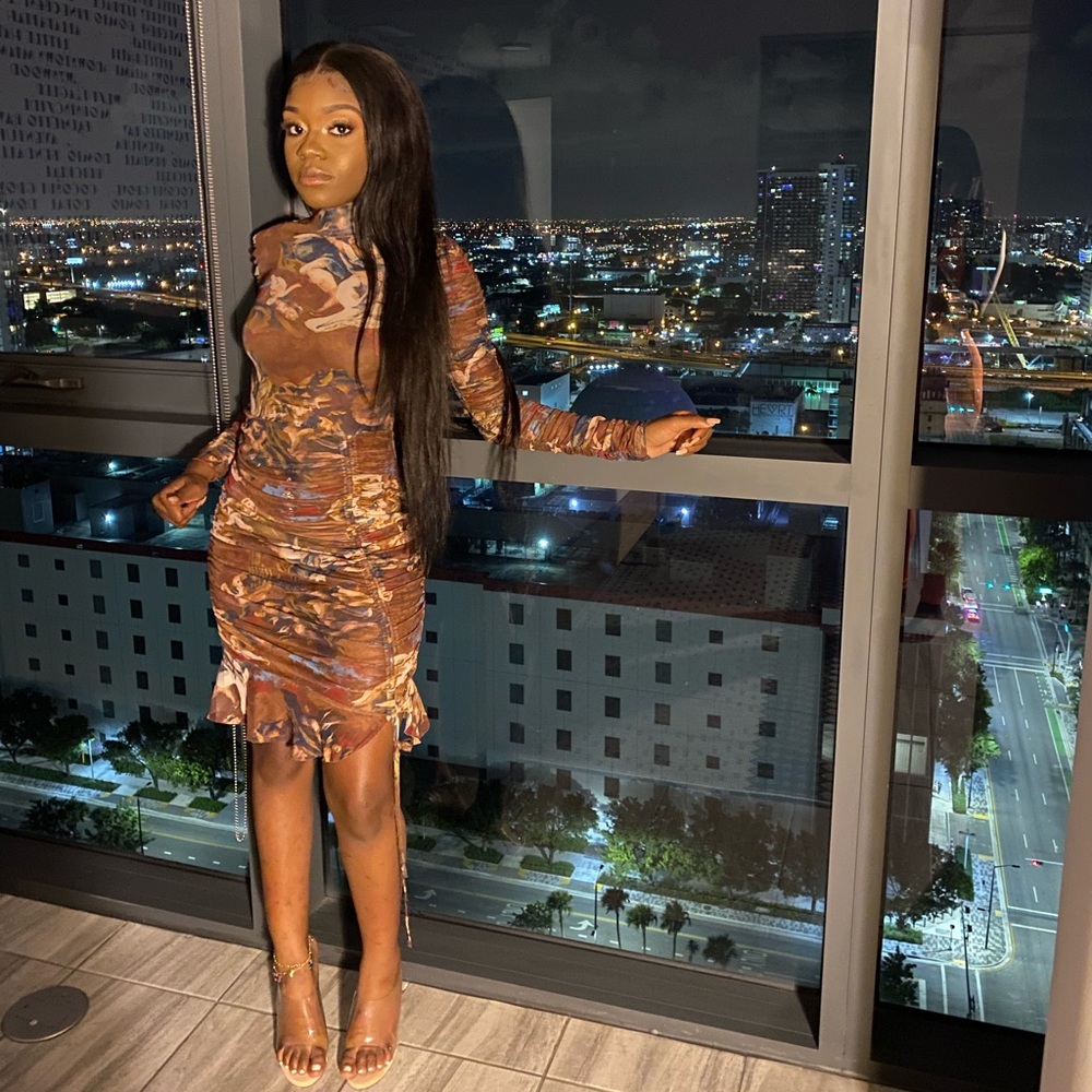 Fashion Nova Mesh Dress